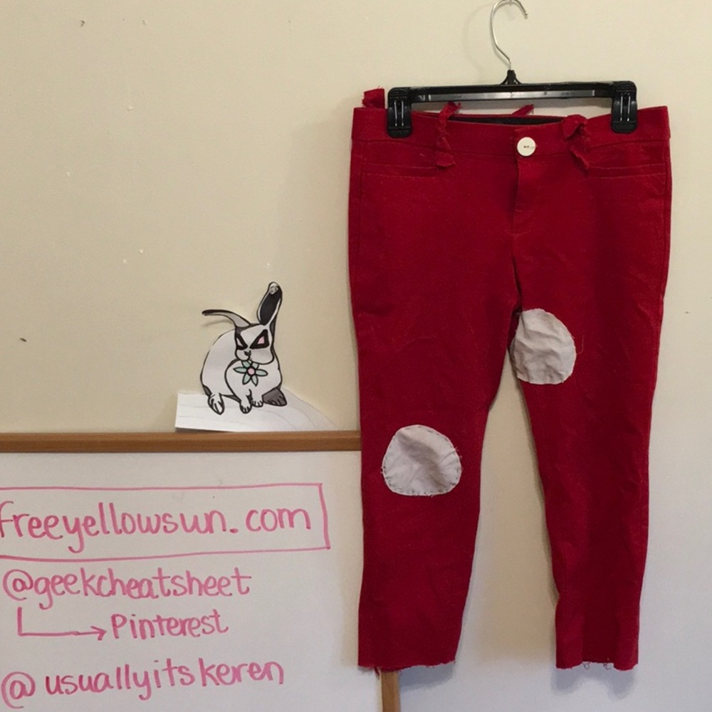 Snake eyes upcycled Banana Republic #Sloan pant